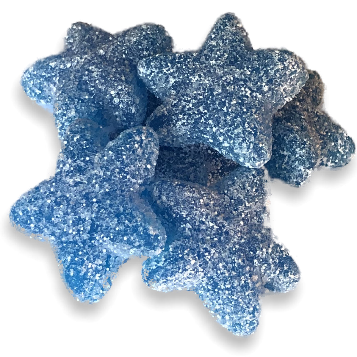 Fizzy Blue Raspberry Stars