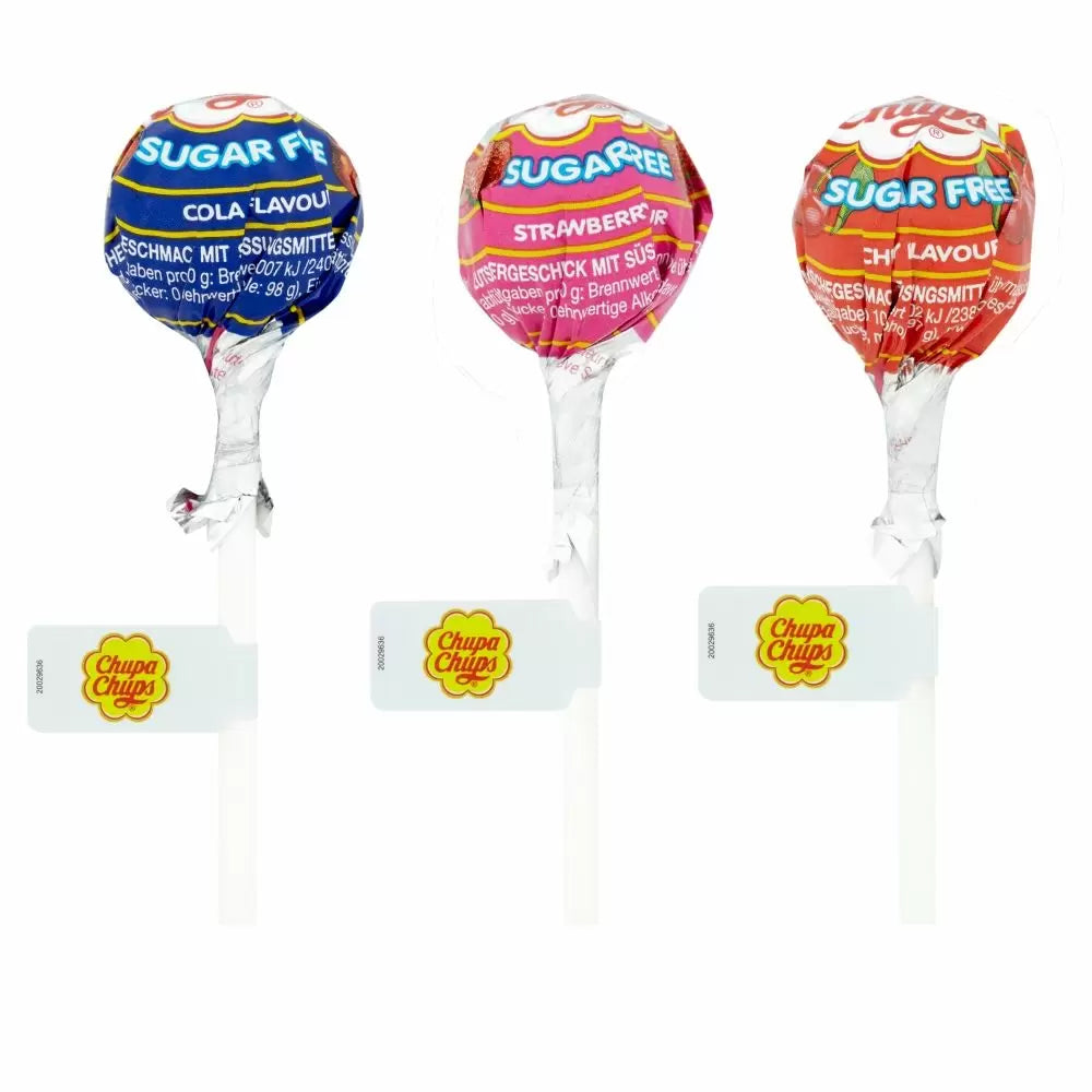 Chupa Chups Sugar Free Fruit Lollipops